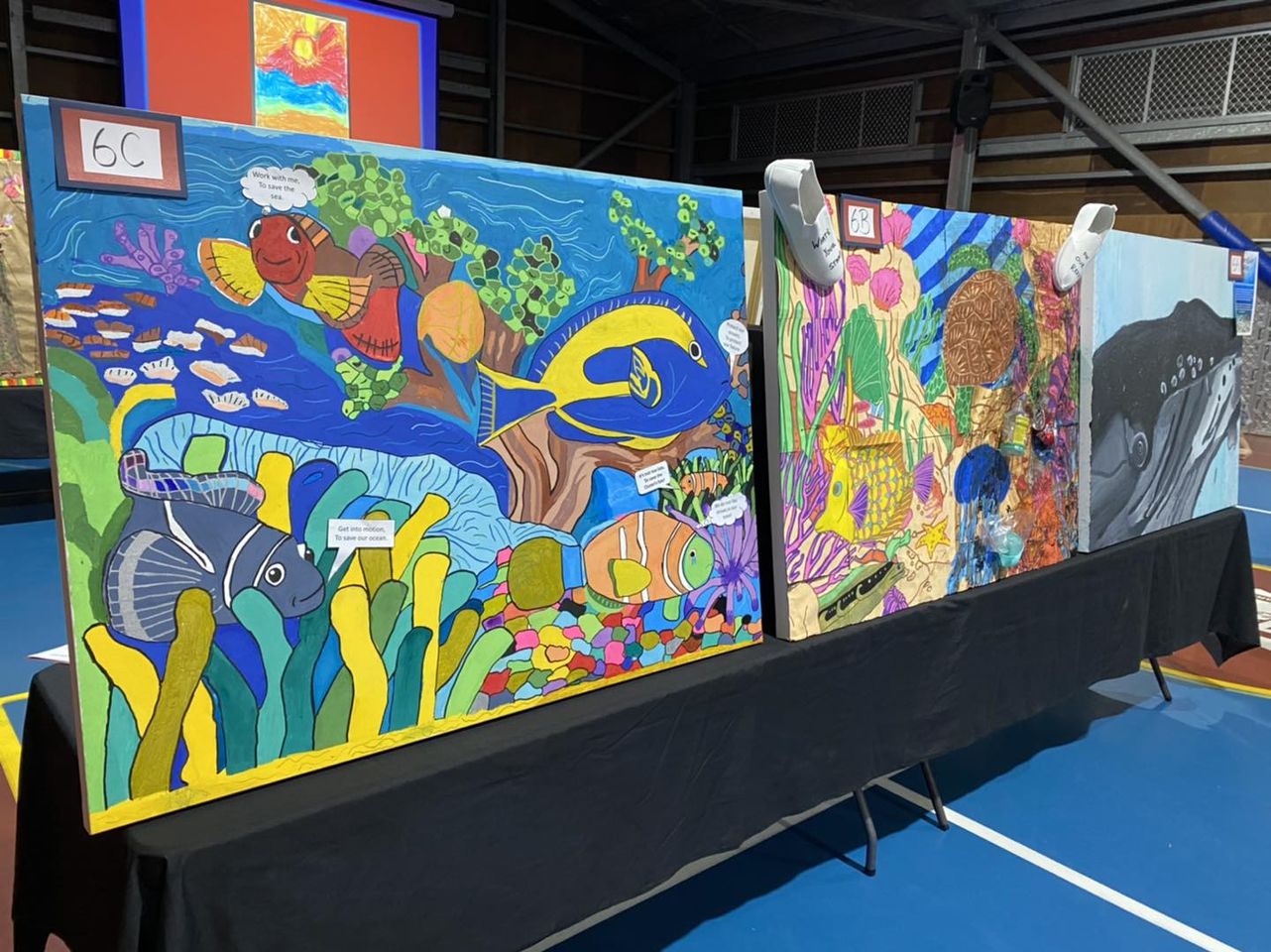 Oxenford state school art display